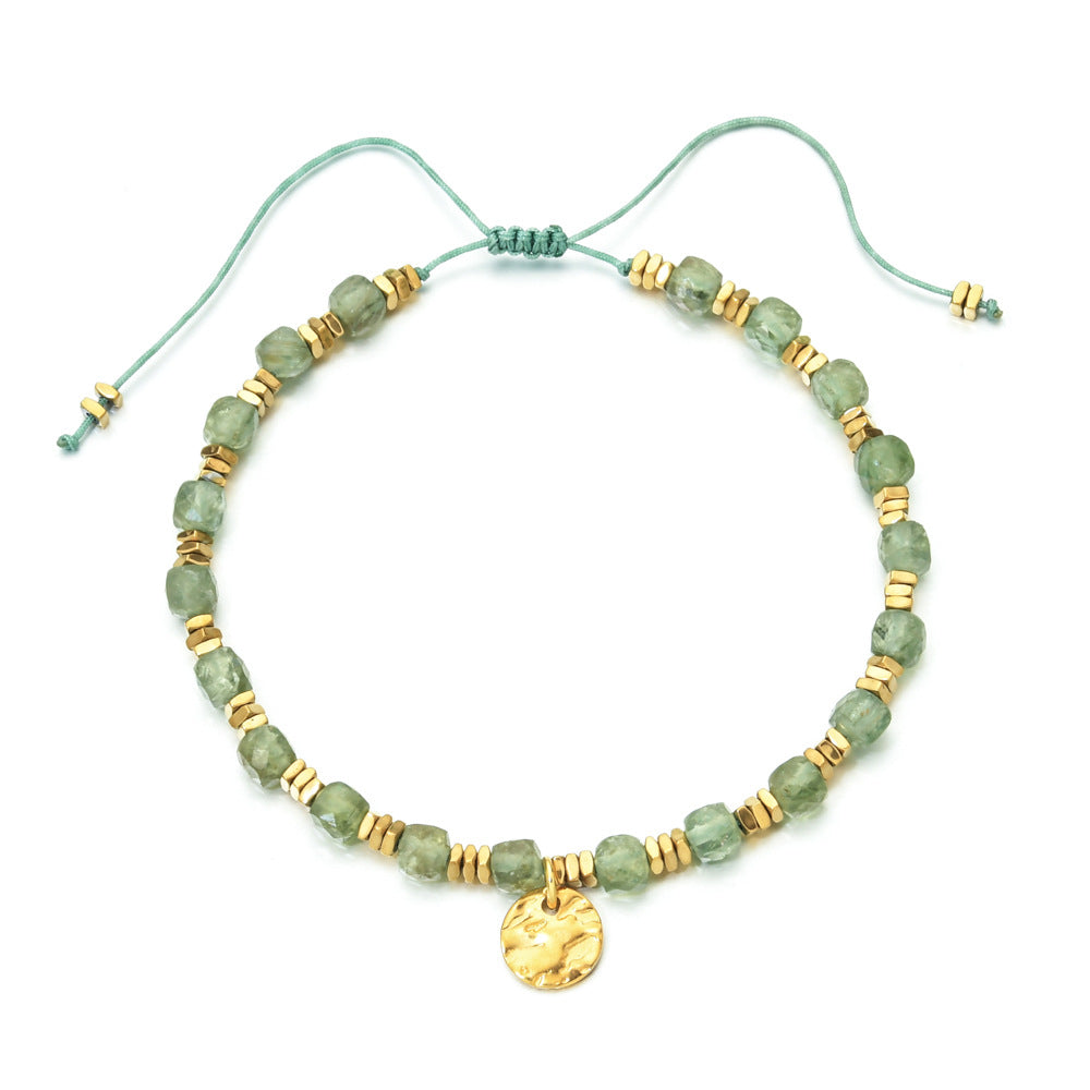 Wholesale Boho Style 4M Natural Stone Crystal Bracelet